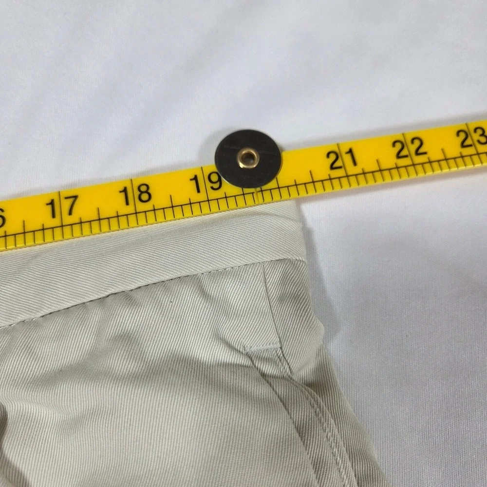Tommy Bahama Mens 40x30 100% Silk Pleated Relaxed Pants Cream Off-White Trousers